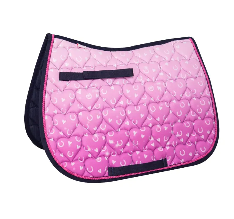 Pony Fantasy Saddle Pad By Little Rider - Navy/Pink